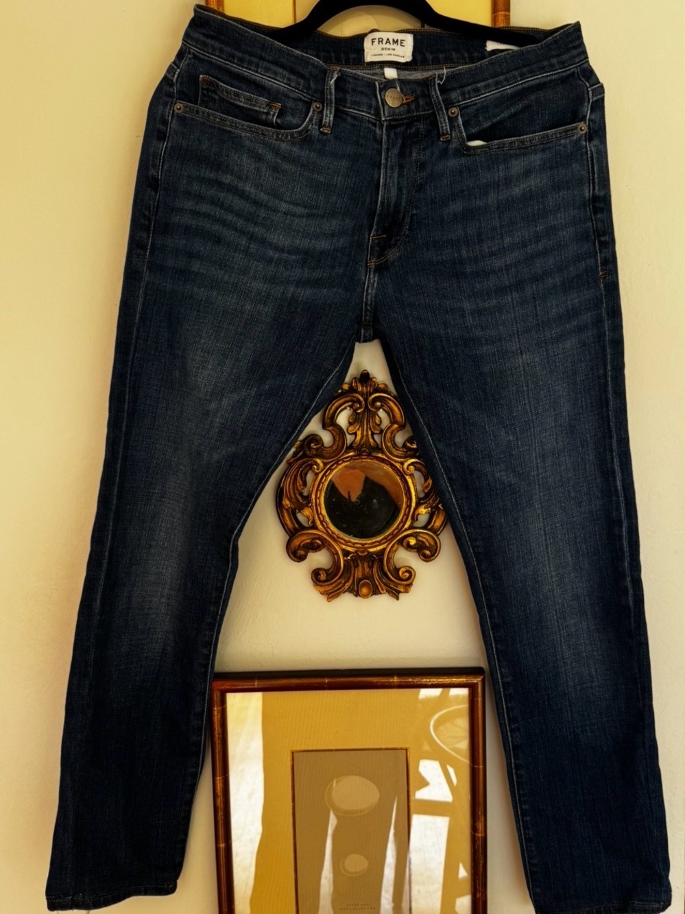 Frame Dark Blue Women's Denim Jeans - slim jeans